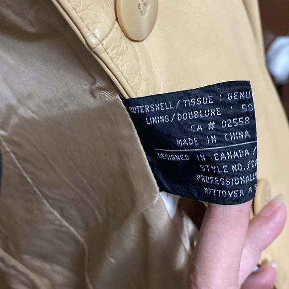 Danier Geniune Leather Jacket - Camel Colour - Picture 5 of 8